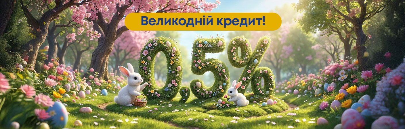 Великодня Акція: кредит під 0,5%